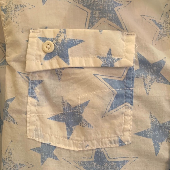 NEXT UK Boys Cotton Star Button Up Shirt Size 11 YRS - Picture 5 of 13